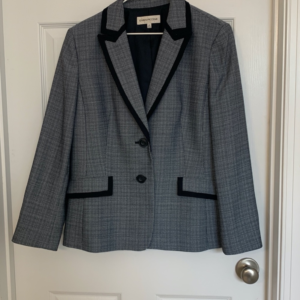 Evan Picone, Size 14P, Navy Blue Blazer